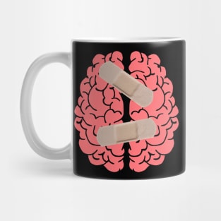 Bandaged brain Mug